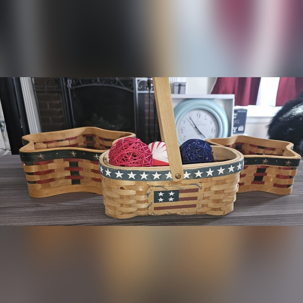 Baskets Stars Balls 4th Of July